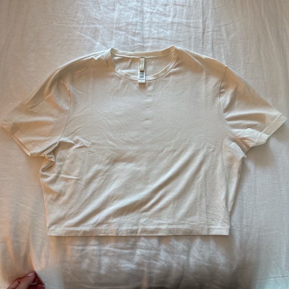 Cream Short Sleeve T-Shirt